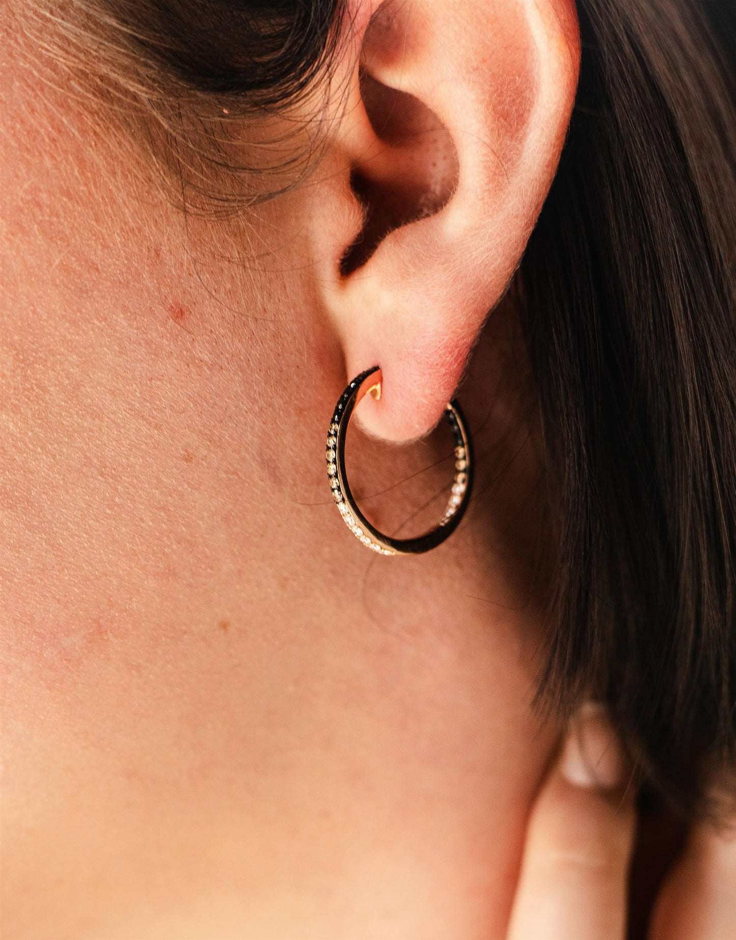 14k Rose Gold EFFY hoop earrings