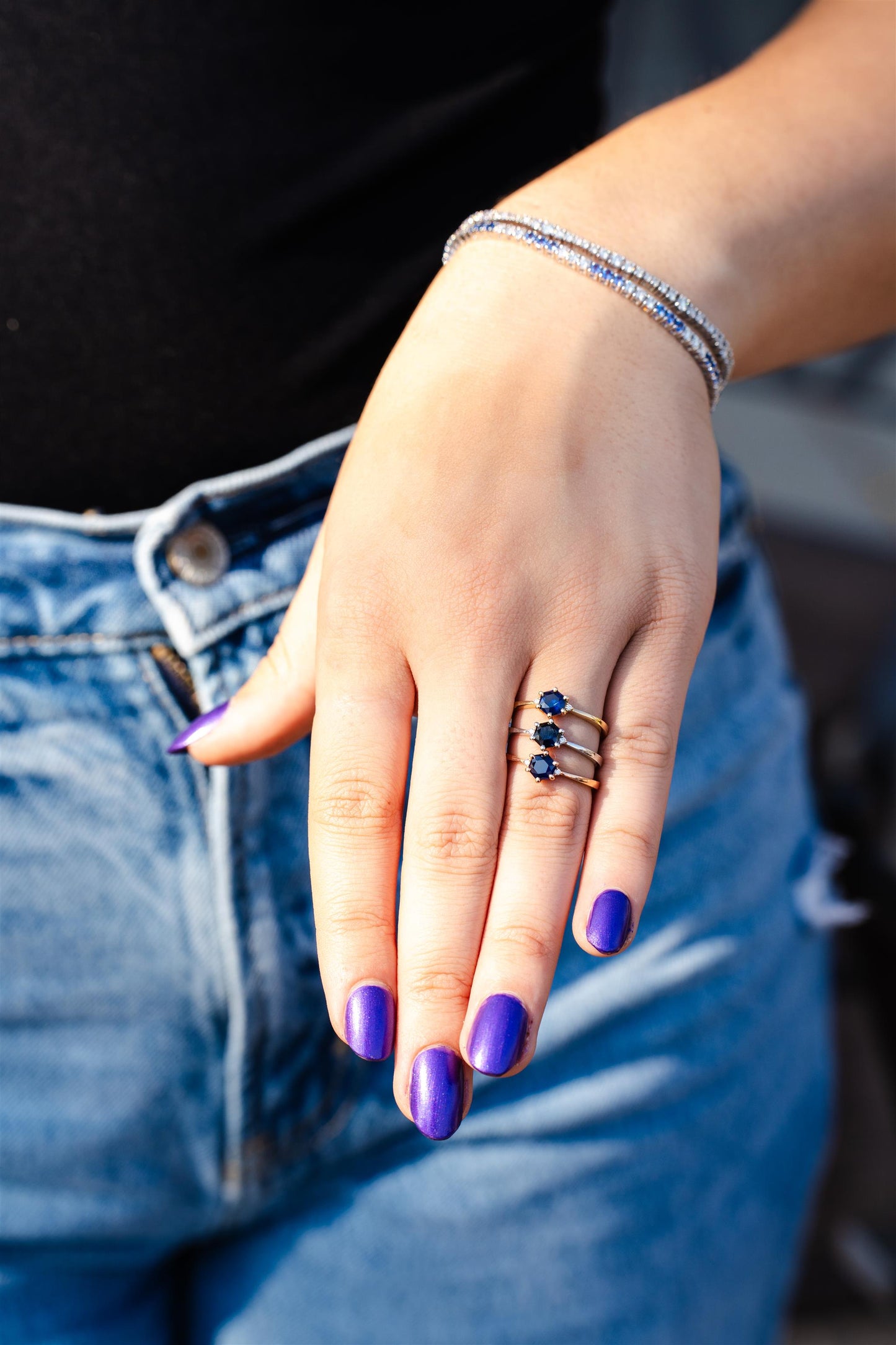 Colored Stone Rings - Women'