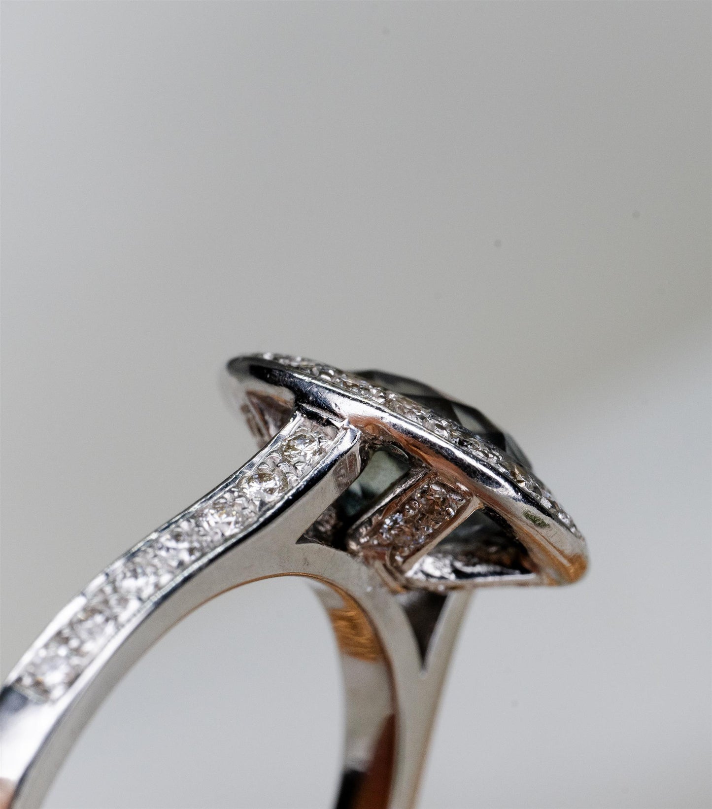Montana Sapphire & Diamond ring