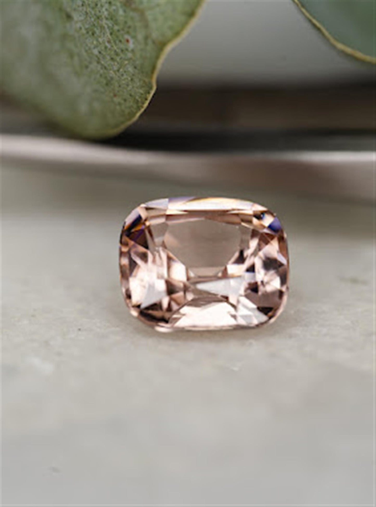 Loose Cushion Cut 2.46ct Pink Zircon