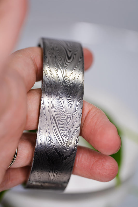Chris Ploof Damascus Steel Bracelet