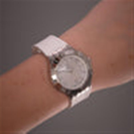 Silver and Mother Of Pearl Glock Watch
