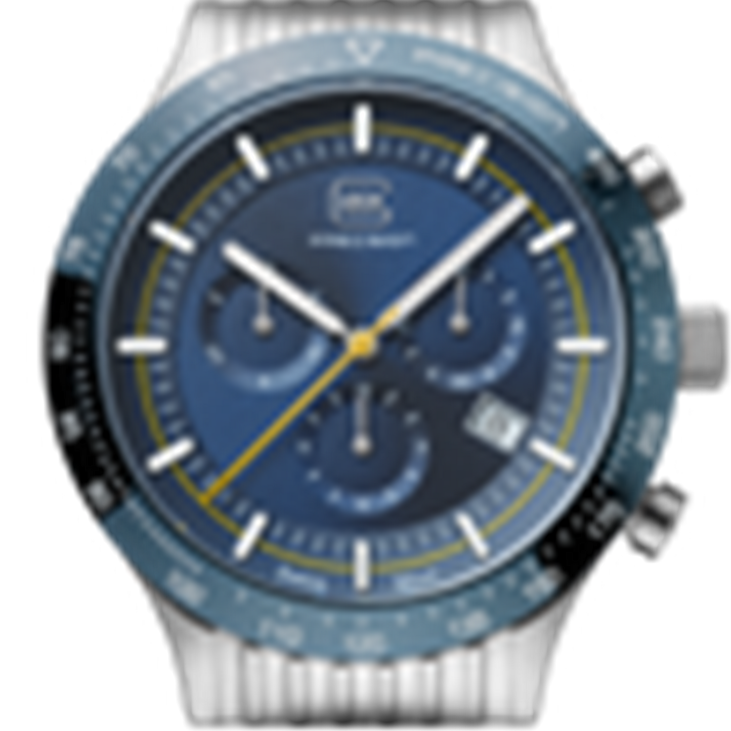 Silver and Blue Glock Watch