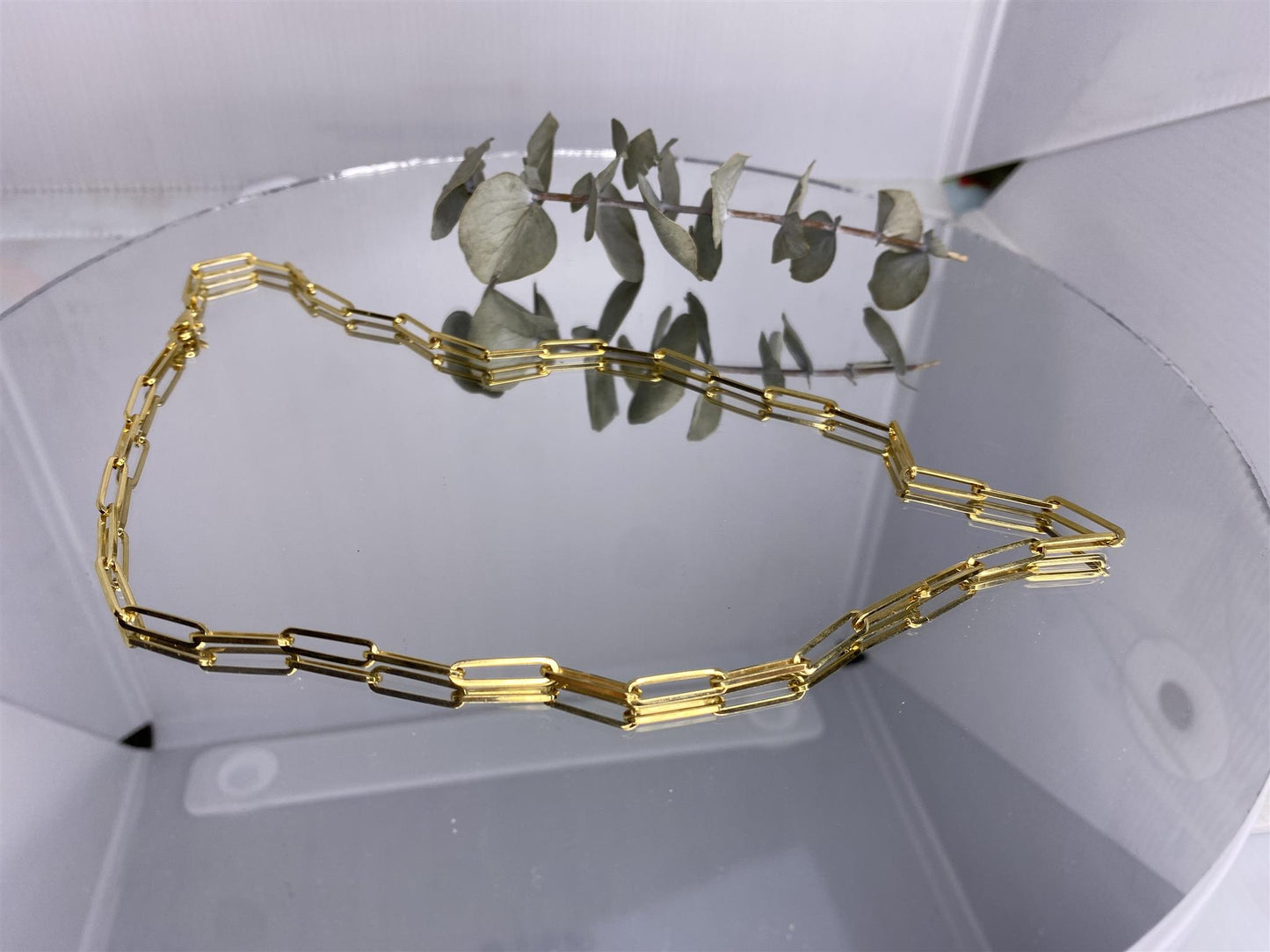 Paperclip Gold Chain