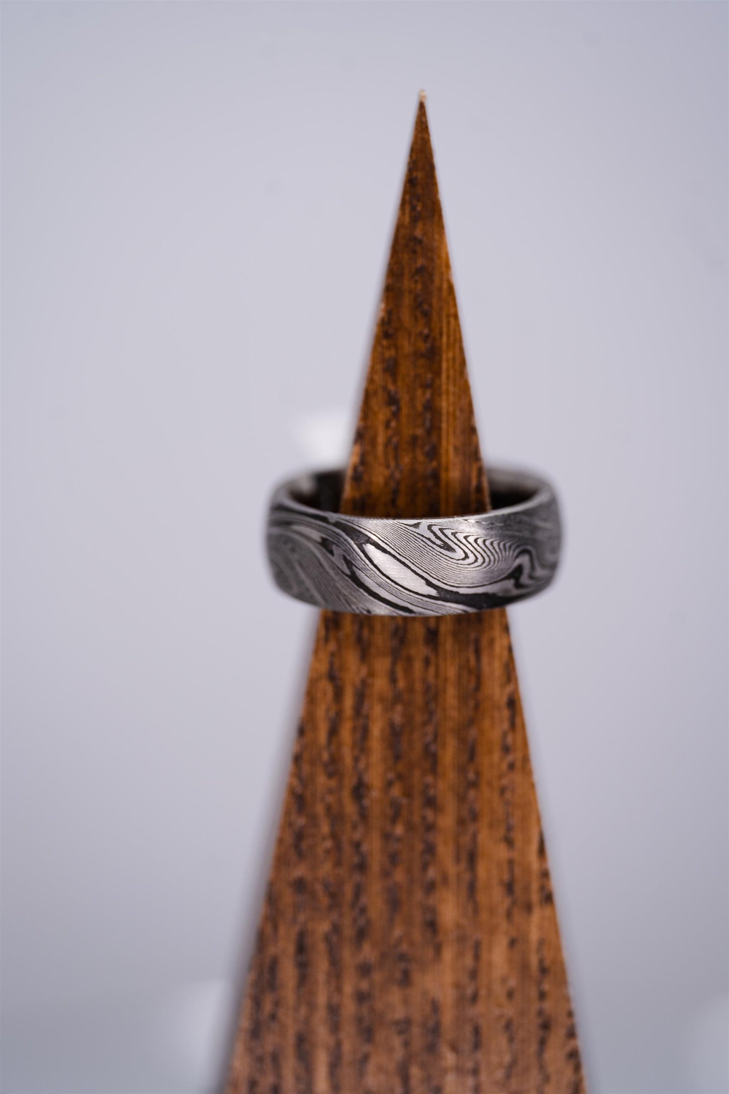 Supernova Damascus Steel Ring