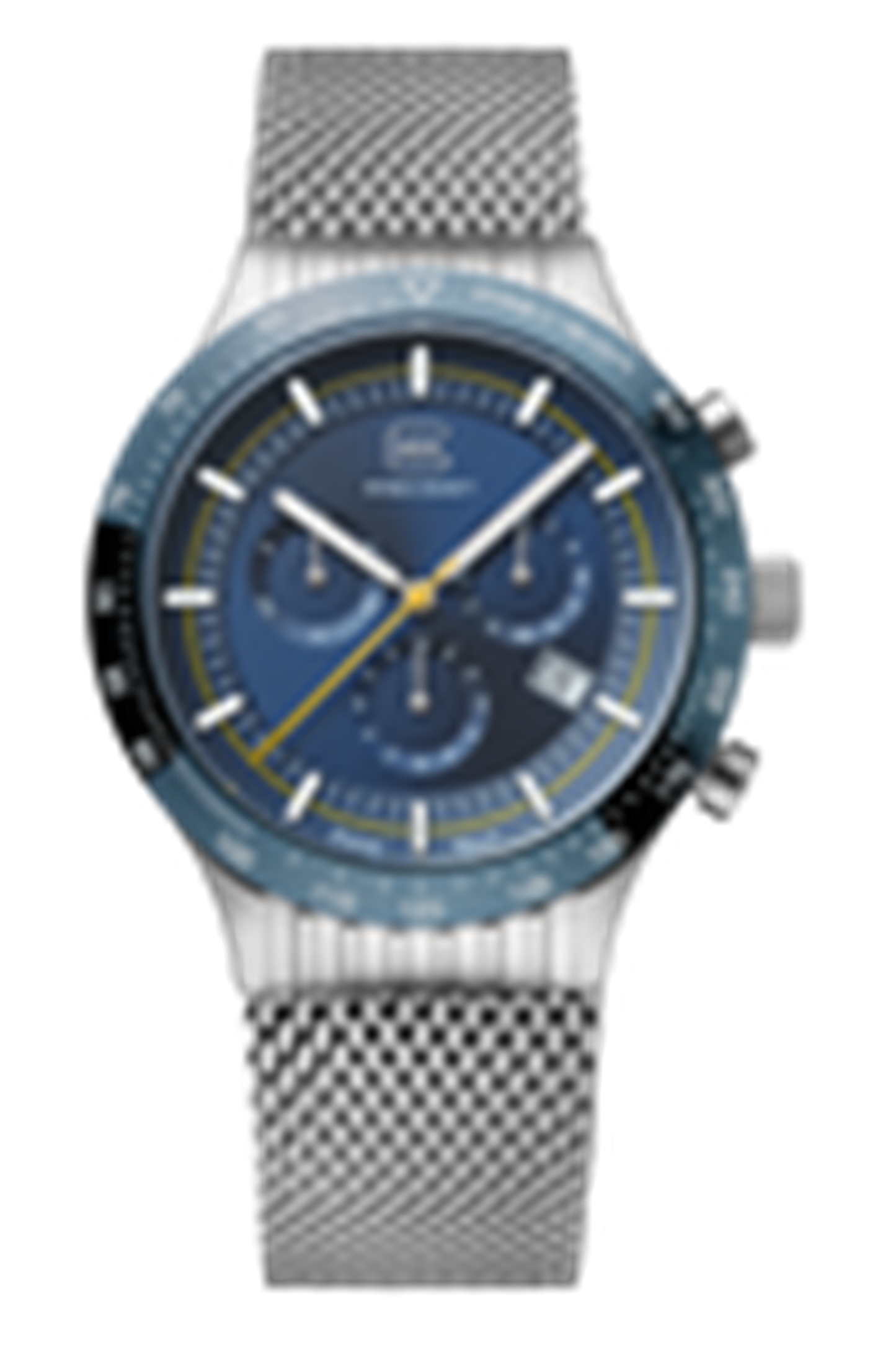 Silver and Blue Glock Watch