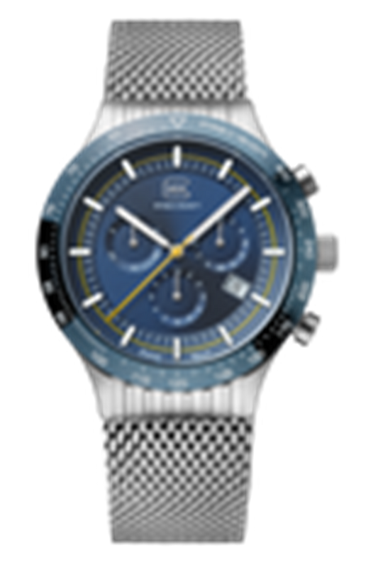 Silver and Blue Glock Watch