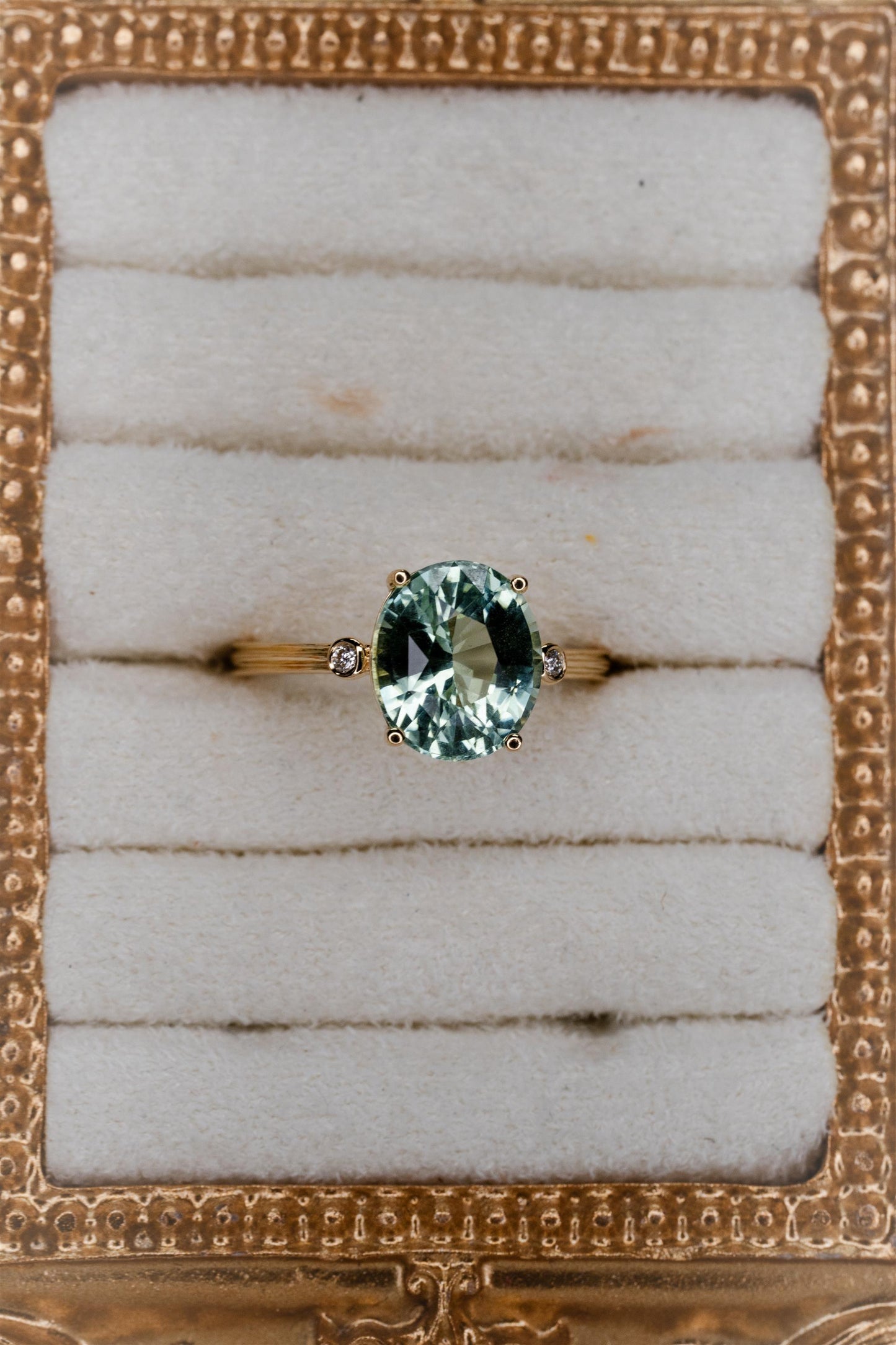 Mint Tourmaline Ring