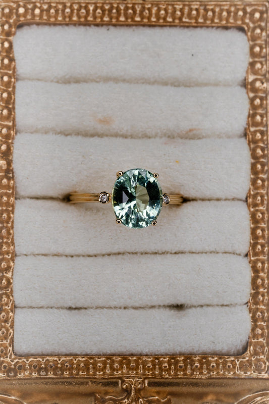 Mint Tourmaline Ring