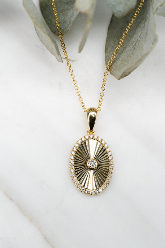 Diamond Cut Necklace With Diamonds