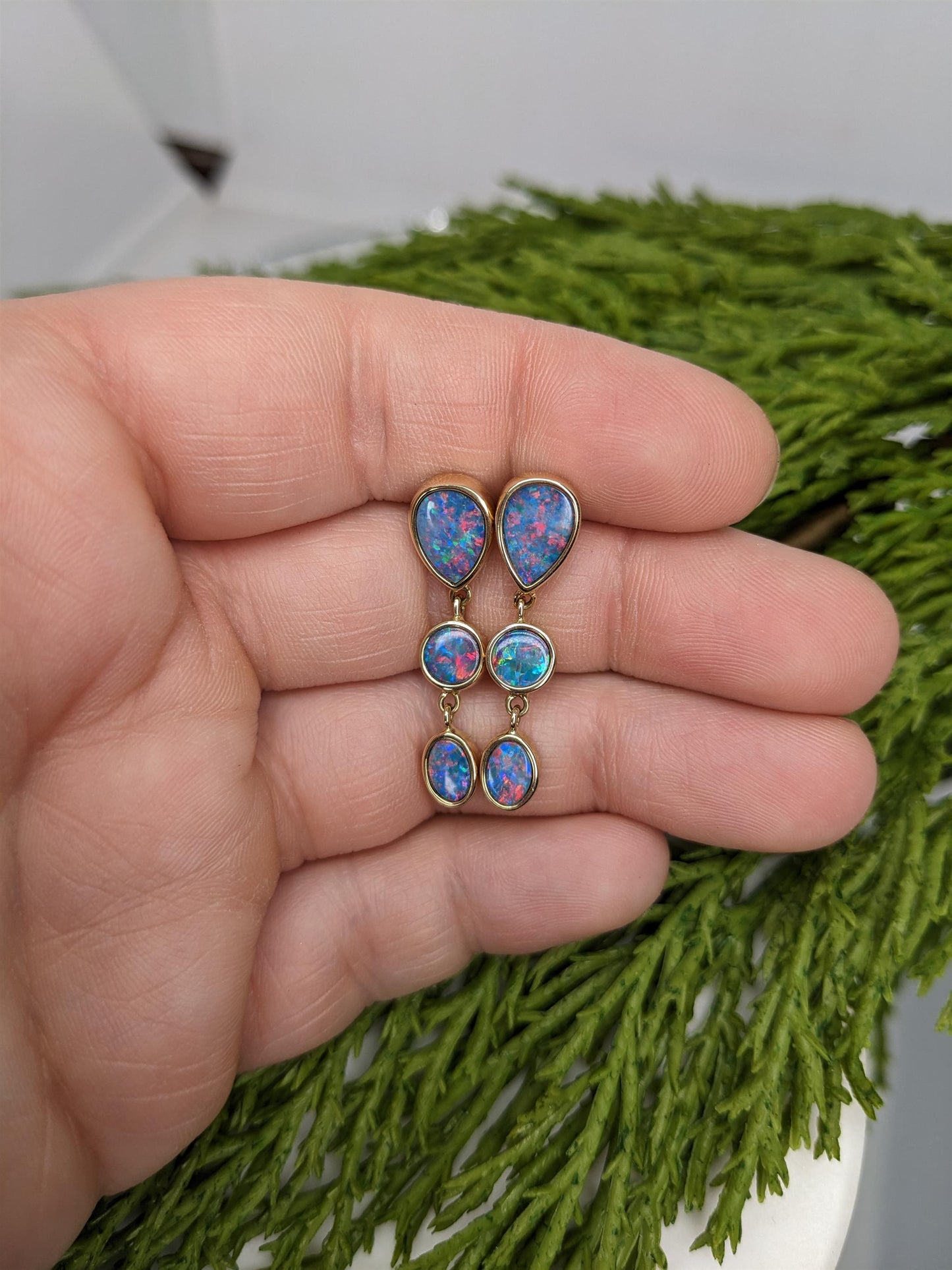 Australian Opal Earrings