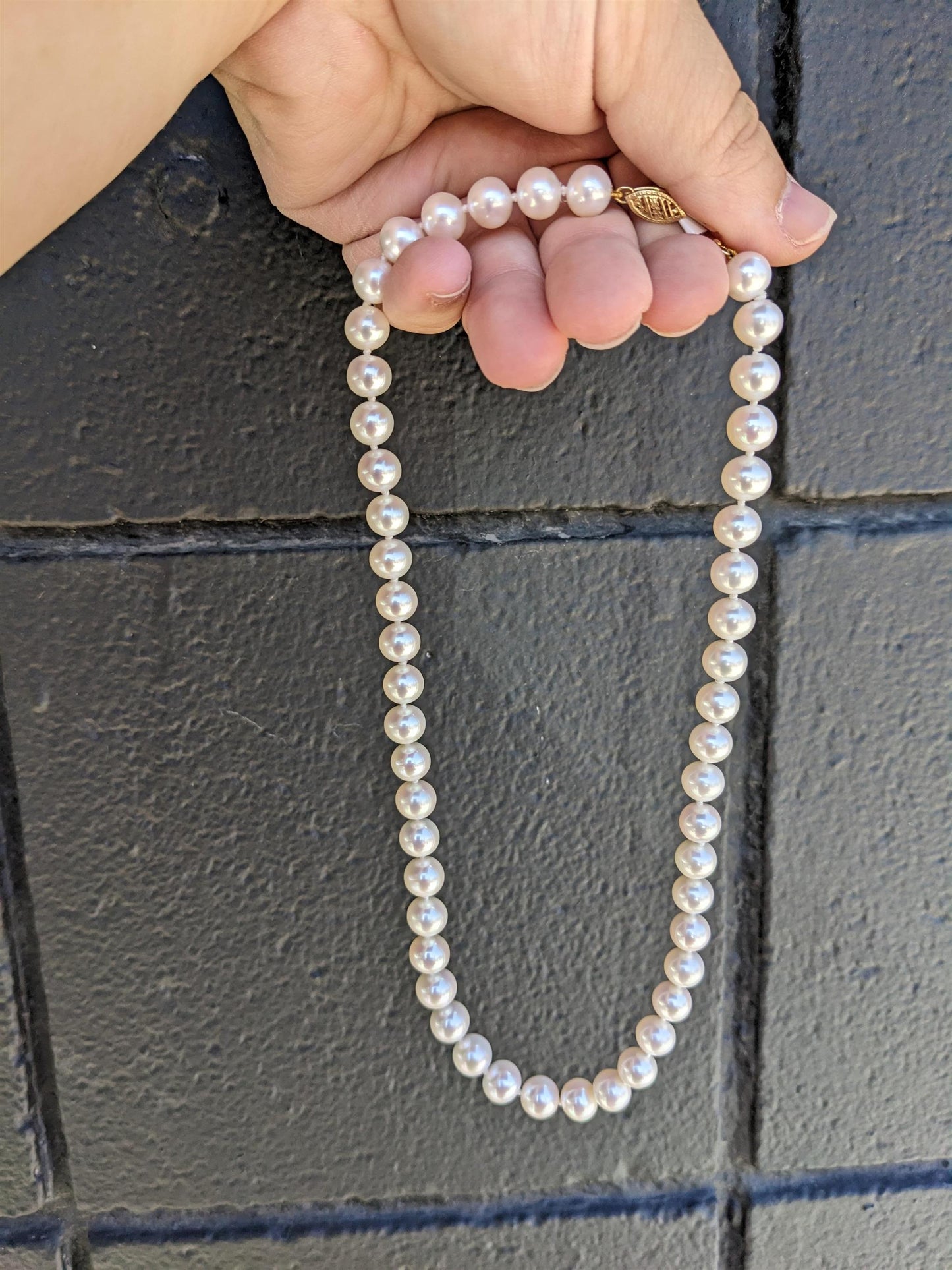 18'' Strand of Freshwater Pearls-Necklace