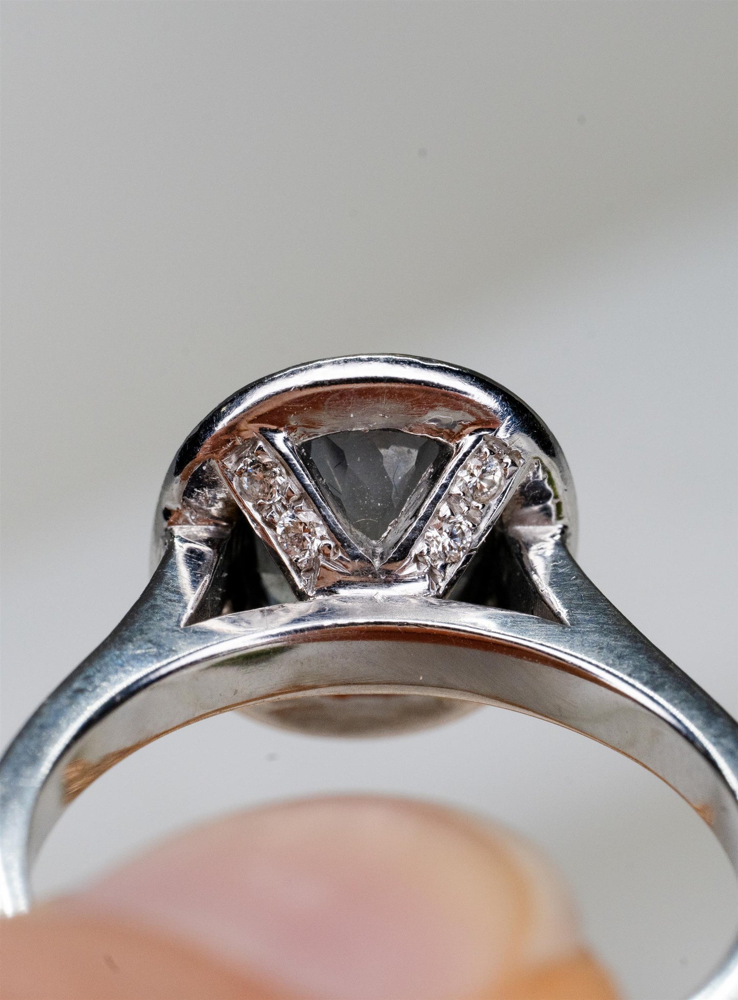Montana Sapphire & Diamond ring