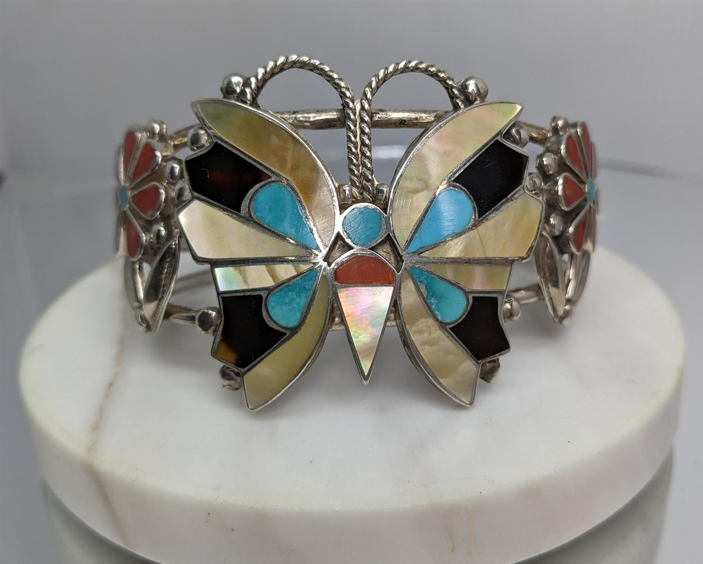 Rosita Wallace Turquoise Butterfly Bracelet