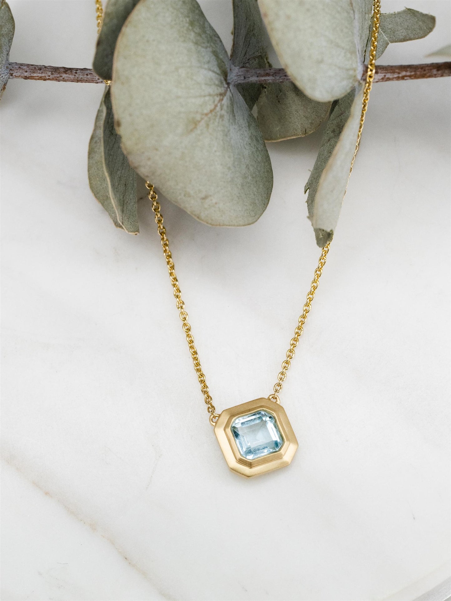 Blue Topaz Necklace