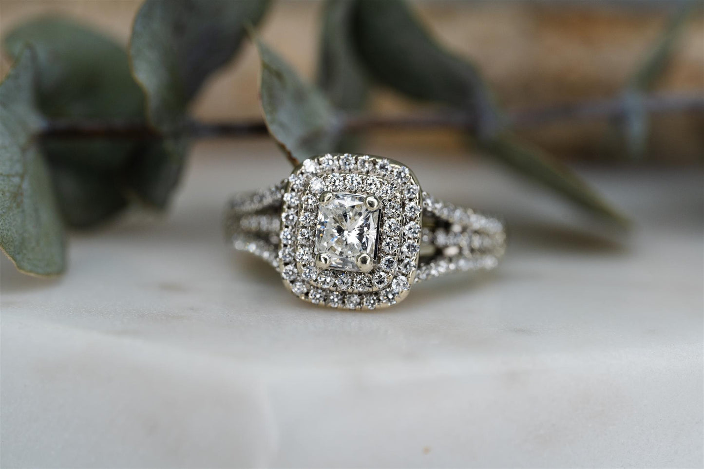 Diamond Halo Ring