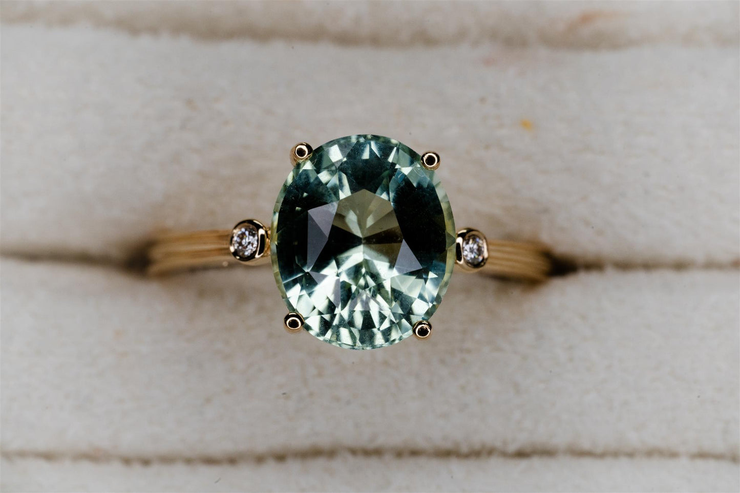 Mint Tourmaline Ring