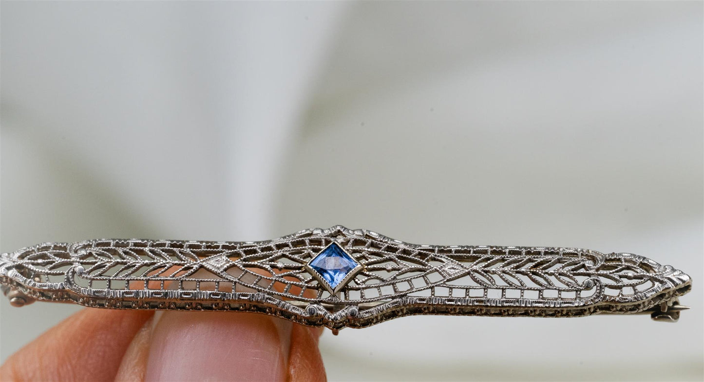 Edwardian Sapphire Brooch