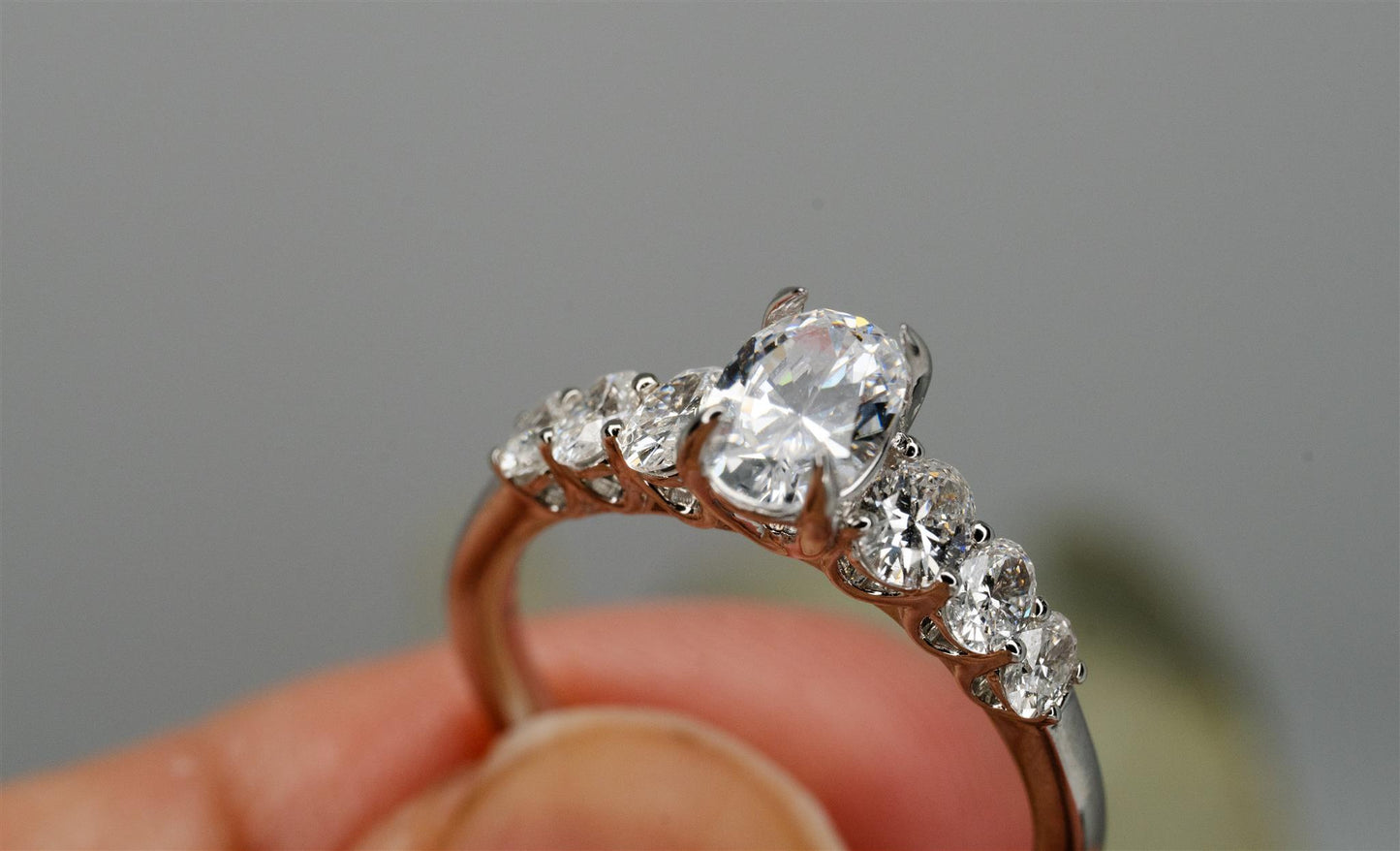 14k White Gold Diamond Ring