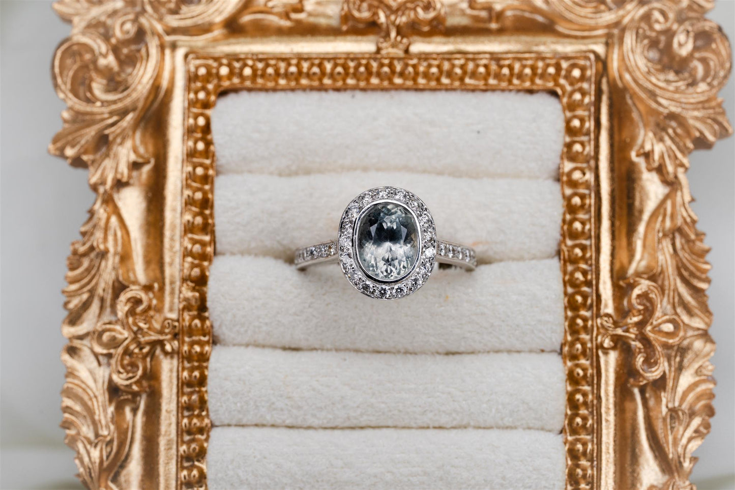 Montana Sapphire & Diamond ring
