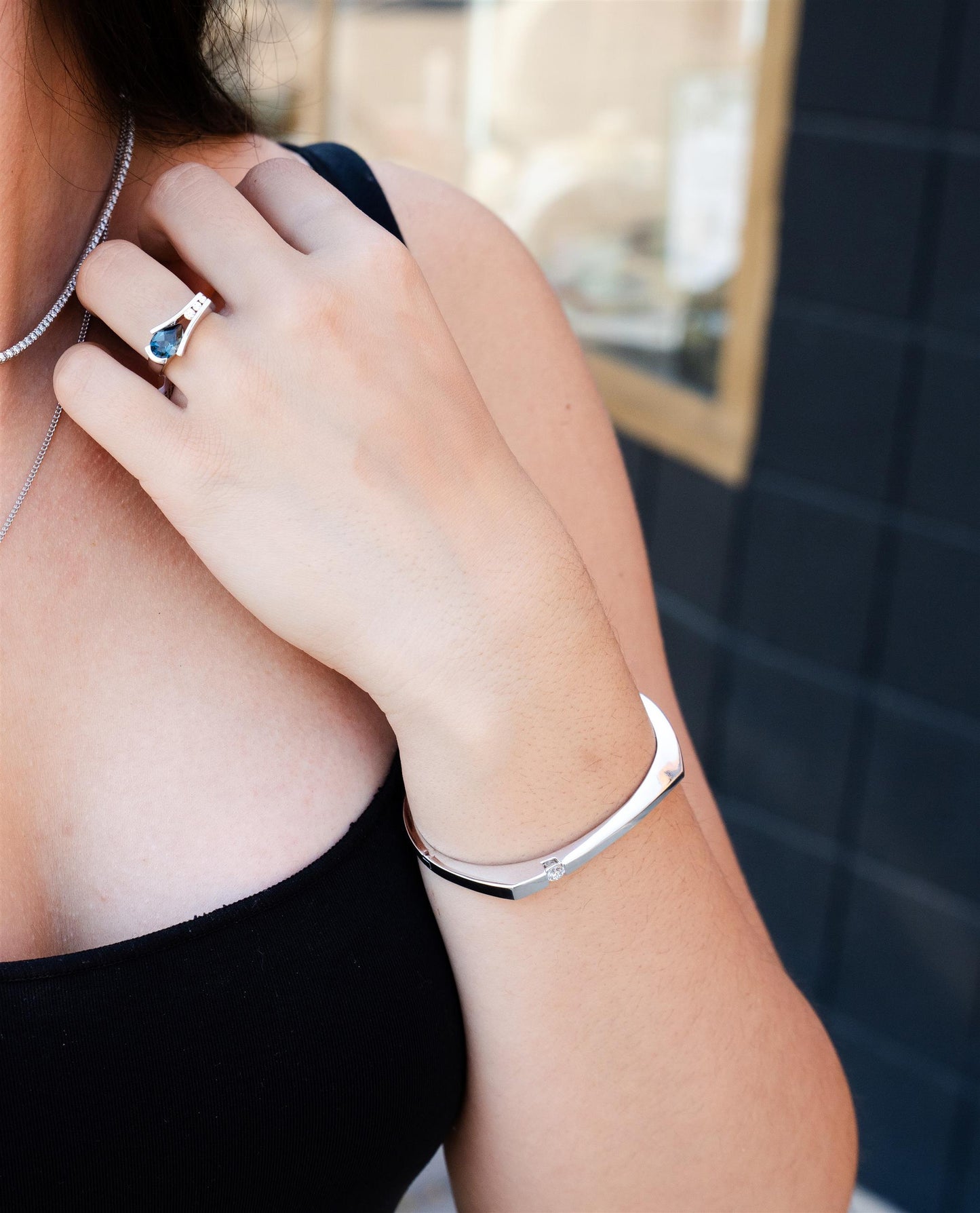 Colored Stone Rings  -  Women'