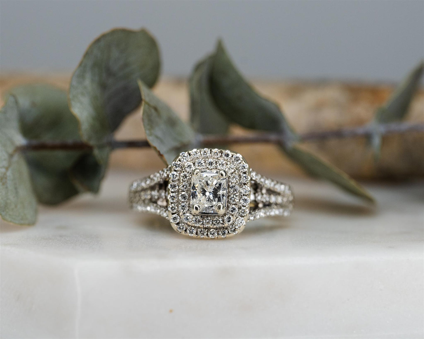 Diamond Halo Ring