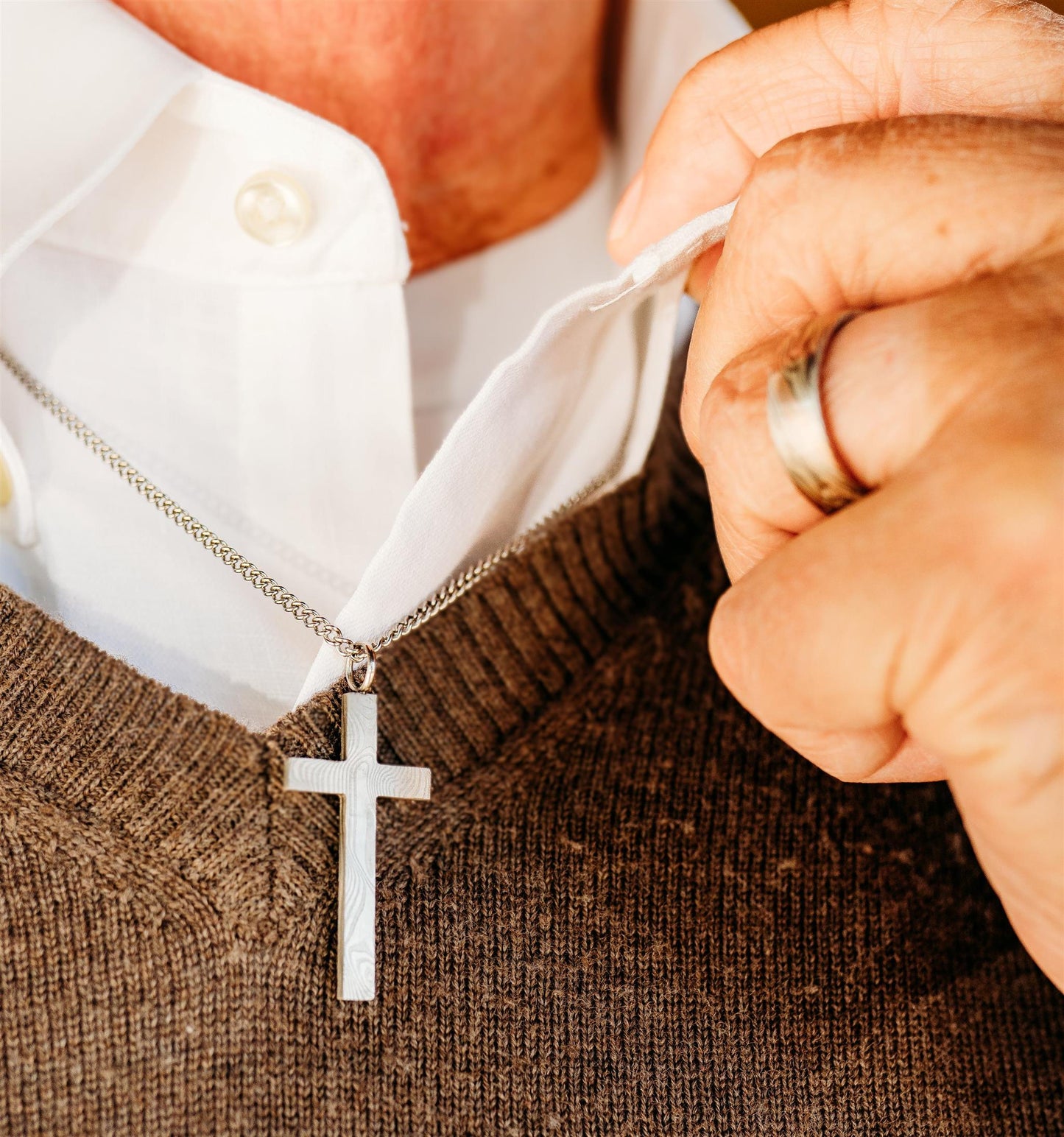 Stainless Steel Cross Necklace