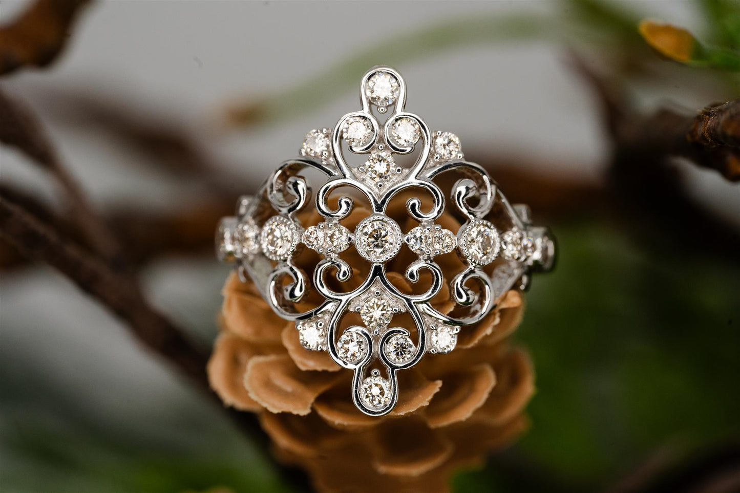 Womens Diamond Fashion Ring