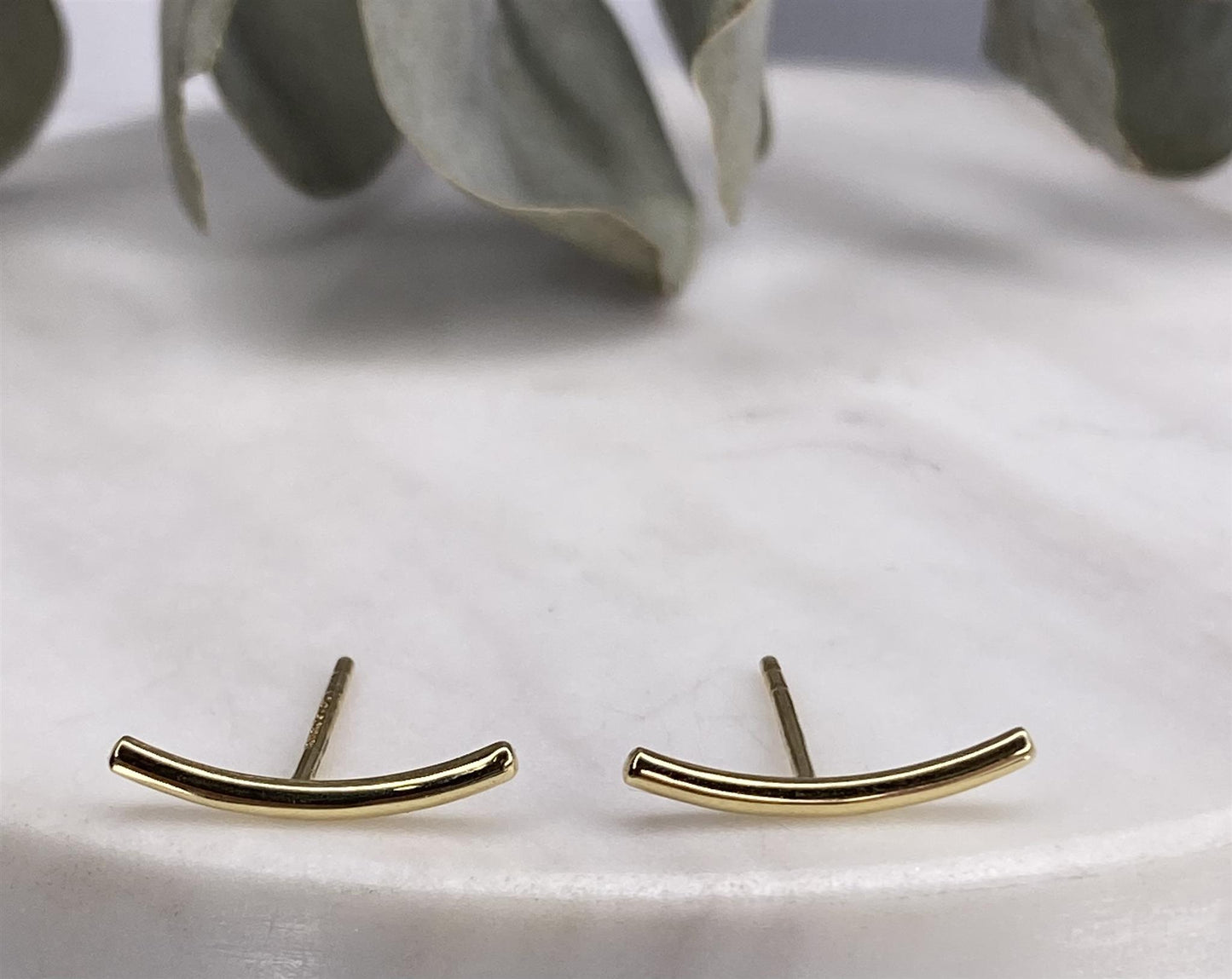 Bar Stud Earrings