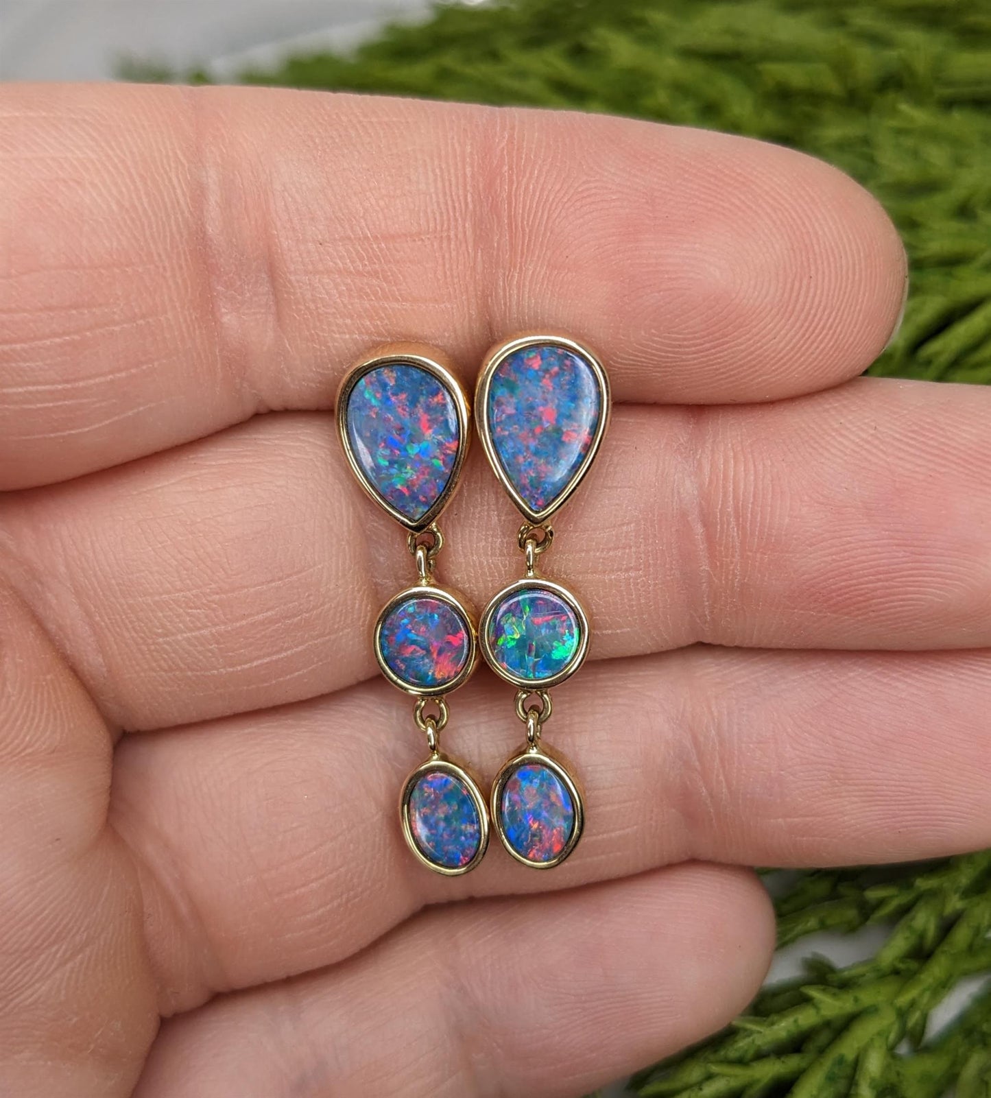 Australian Opal Earrings