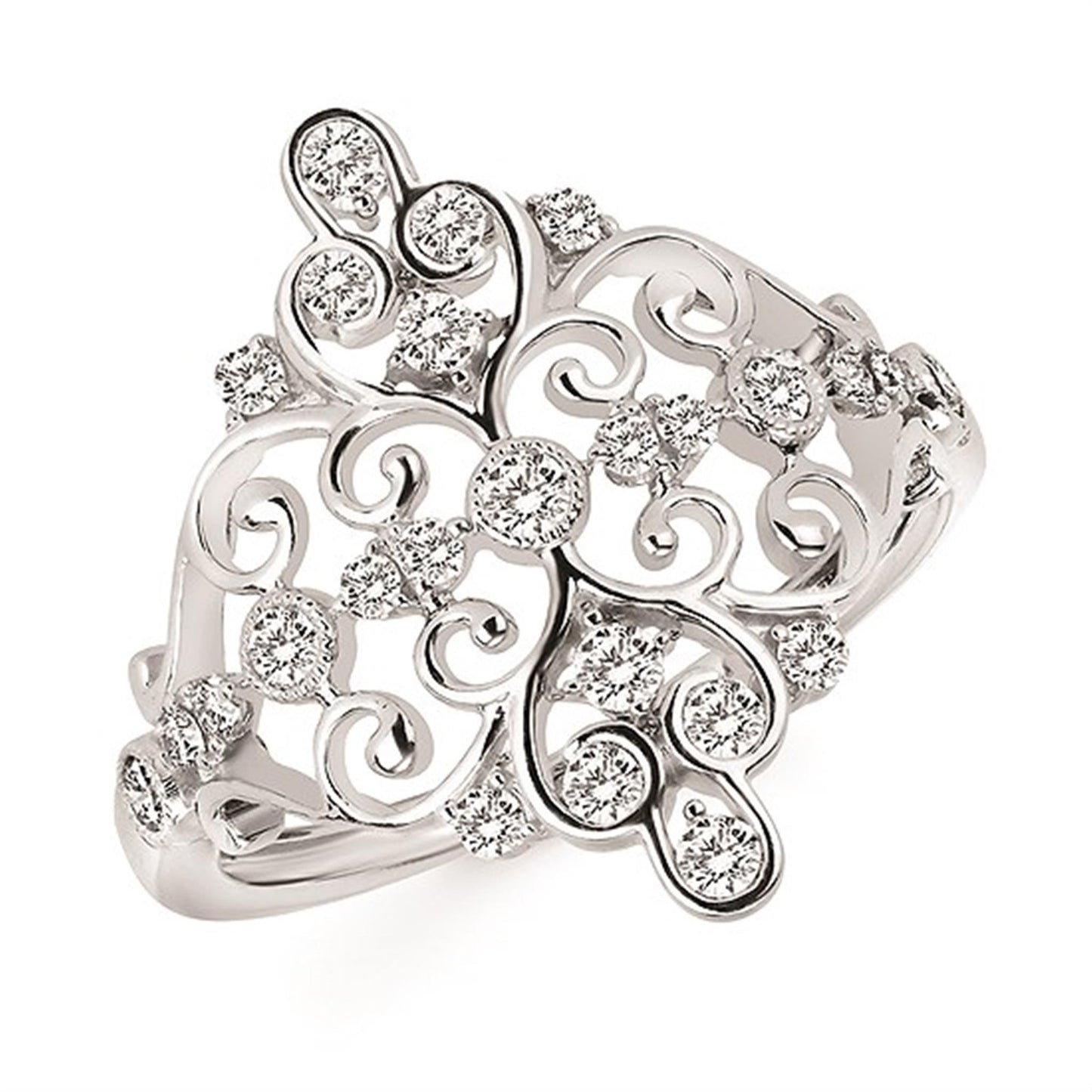 Womens Diamond Fashion Ring