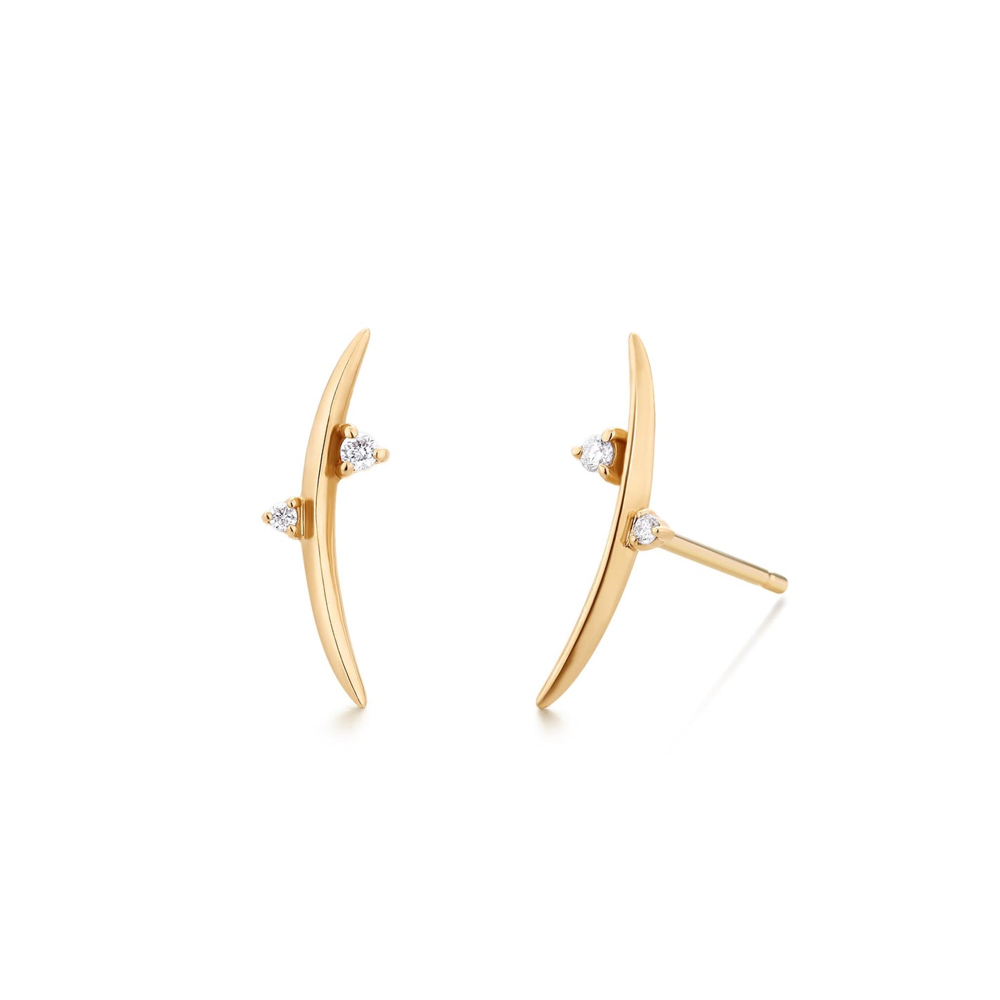 AURELIE GI 009 - Deco Delights DORA  |  Diamond Arc Earrings